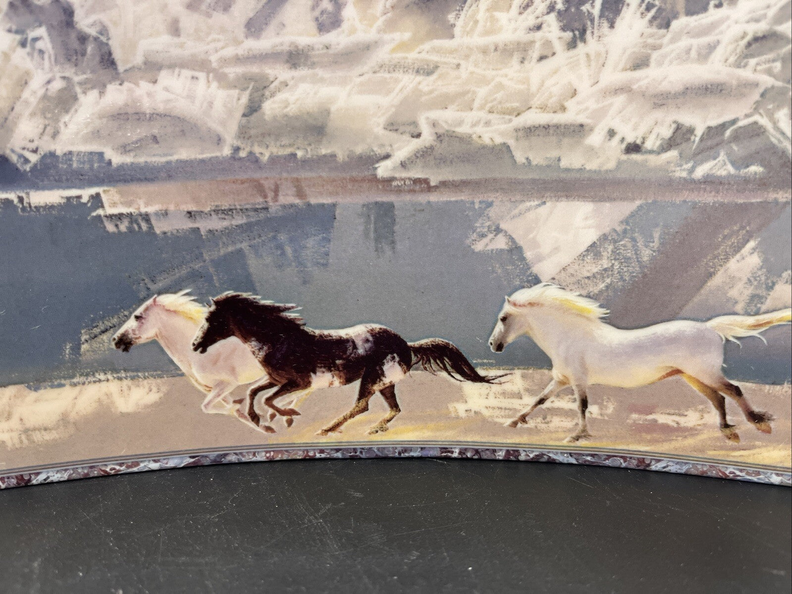 Bradford Freedom’s Triumph Freedom of the Sea Horse Porcelain Plate A0282