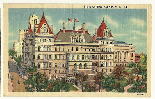 State Capitol Albany New York NY Postcard
