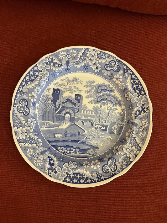 Vintage Spode Blue Room Collection Traditions Series Castle Plate