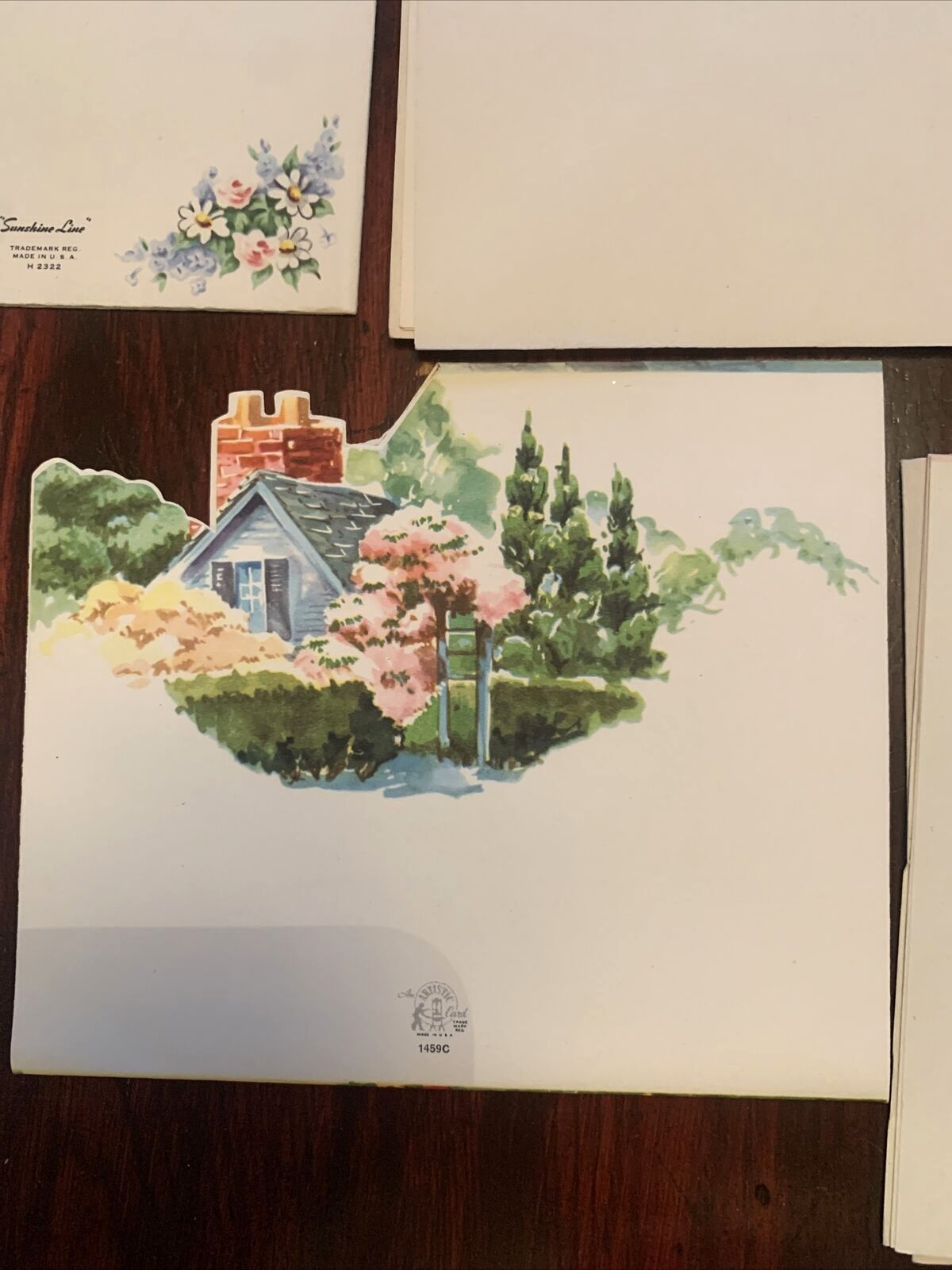 Lot of 15 Vintage Home and Garden Theme Greeting Cards