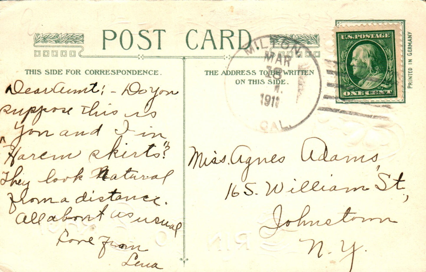 1910 Winsch St Patrick's Day Irish Ireland  Fahan Pier Lough Swilly