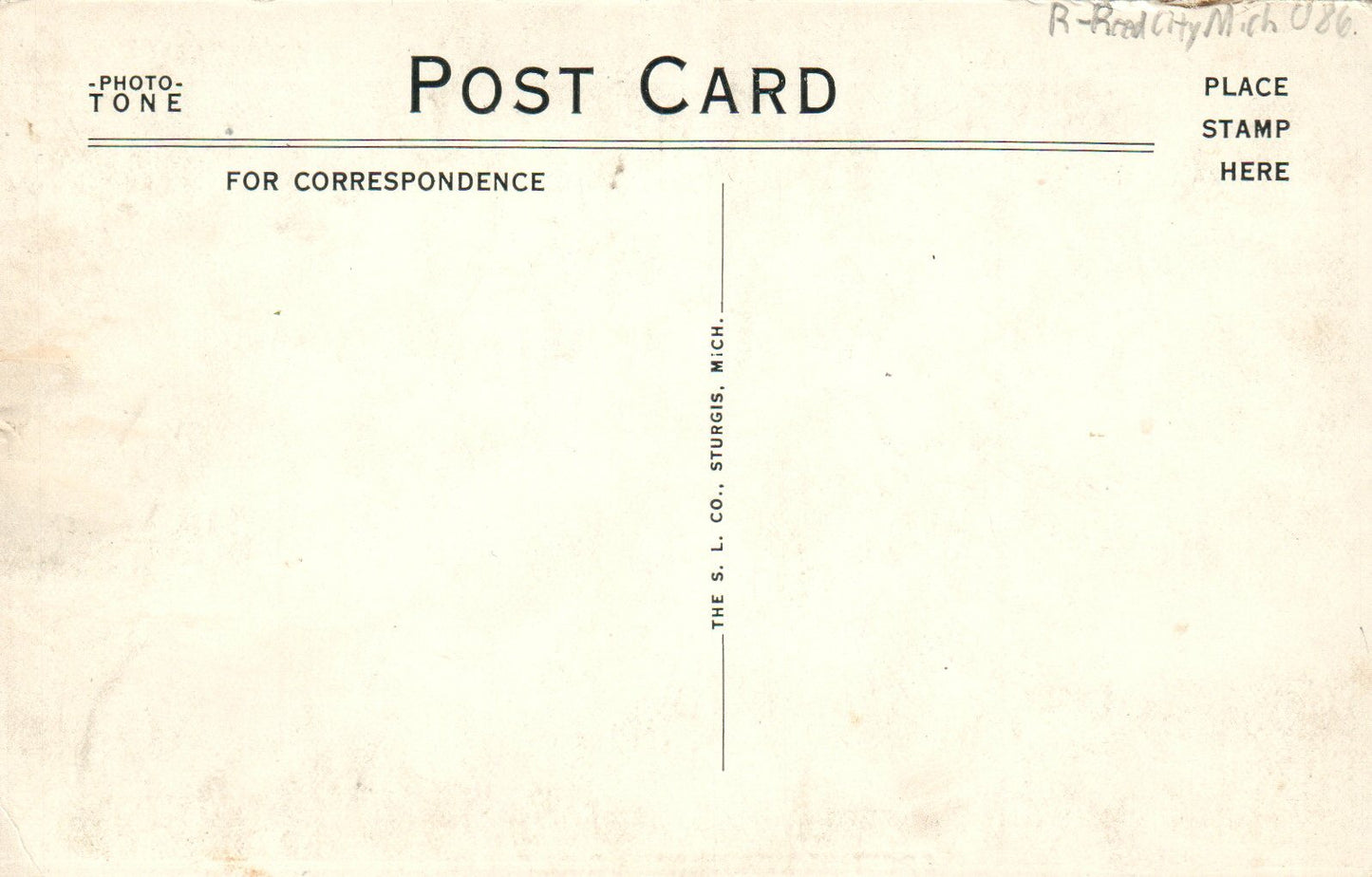 Greetings From Reed City Michigan MI Mich Postcard