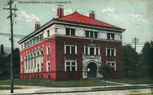 Cleveland Historical Society OH Ohio Postcard