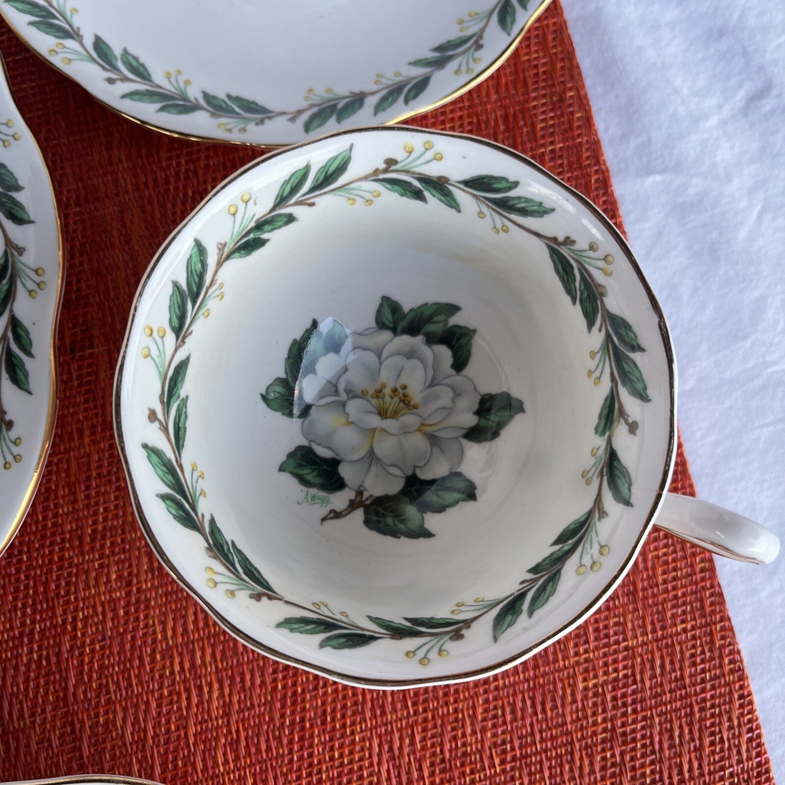 Royal Albert - Lady Clare Bone China, 6 - Pc Serving Set  - England Floral