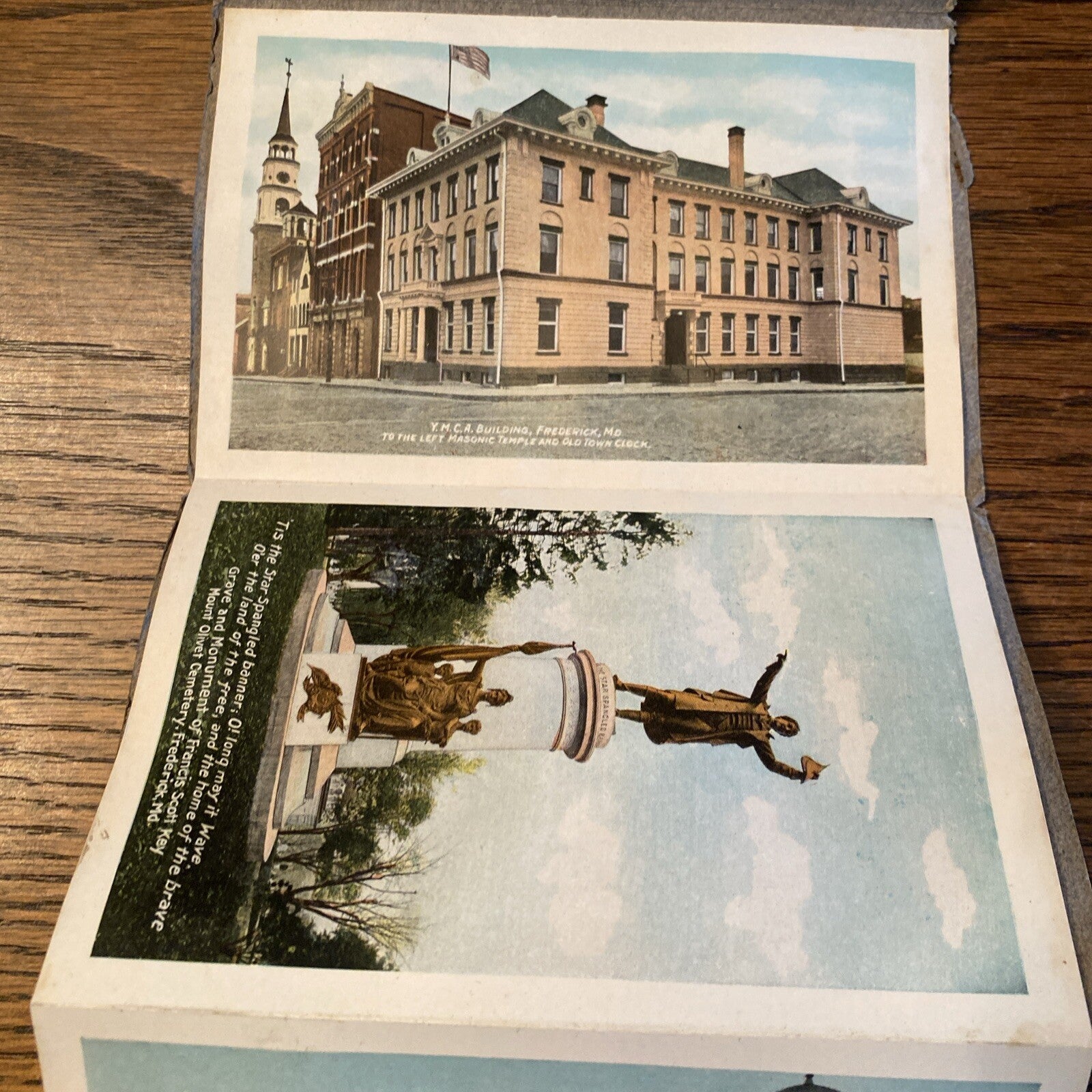 Vintage Historic Frederick Maryland MD Postcard Souvenir Folder