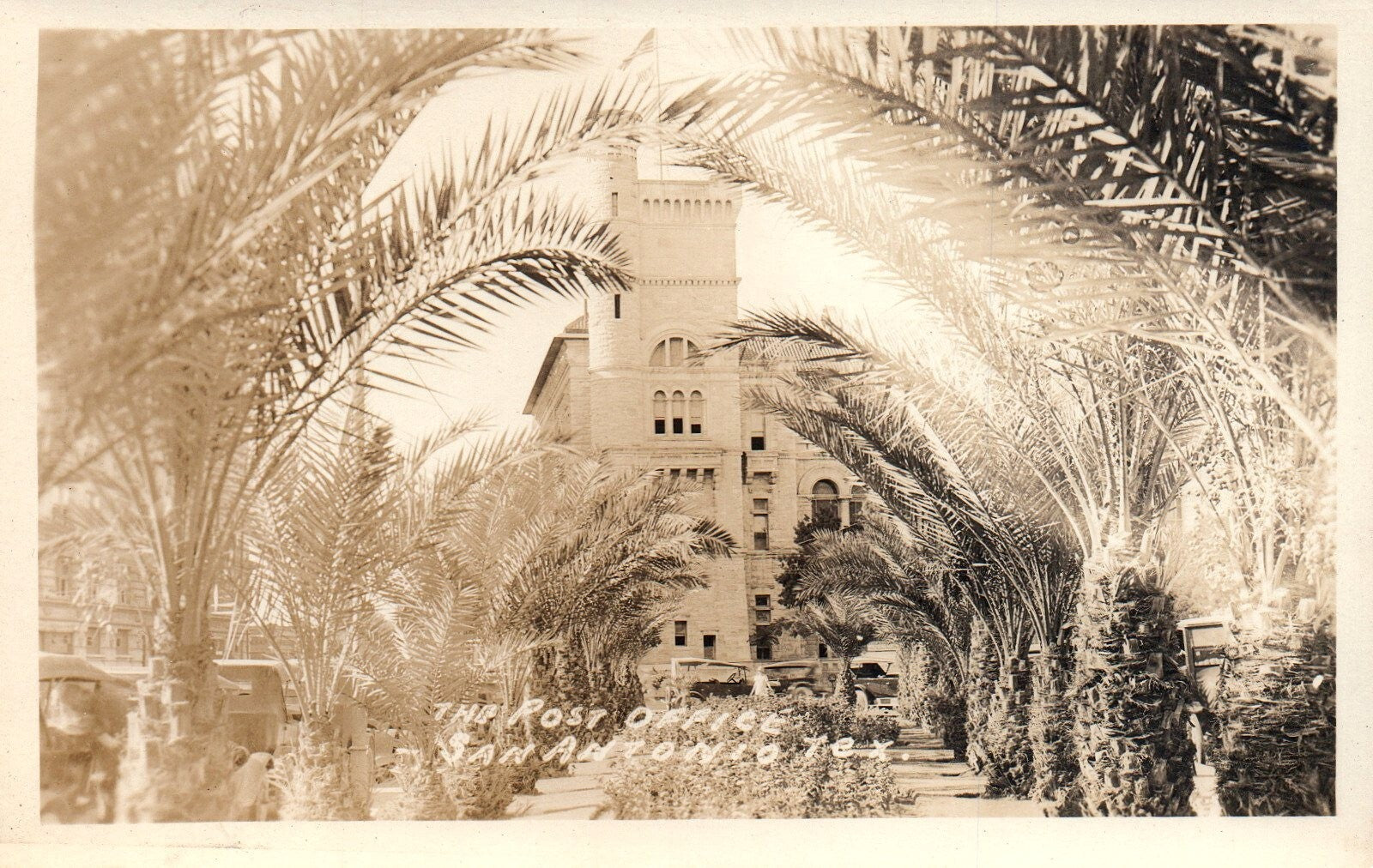 Real Photo The Post Office San Antonio Tex Texas TX Postcard