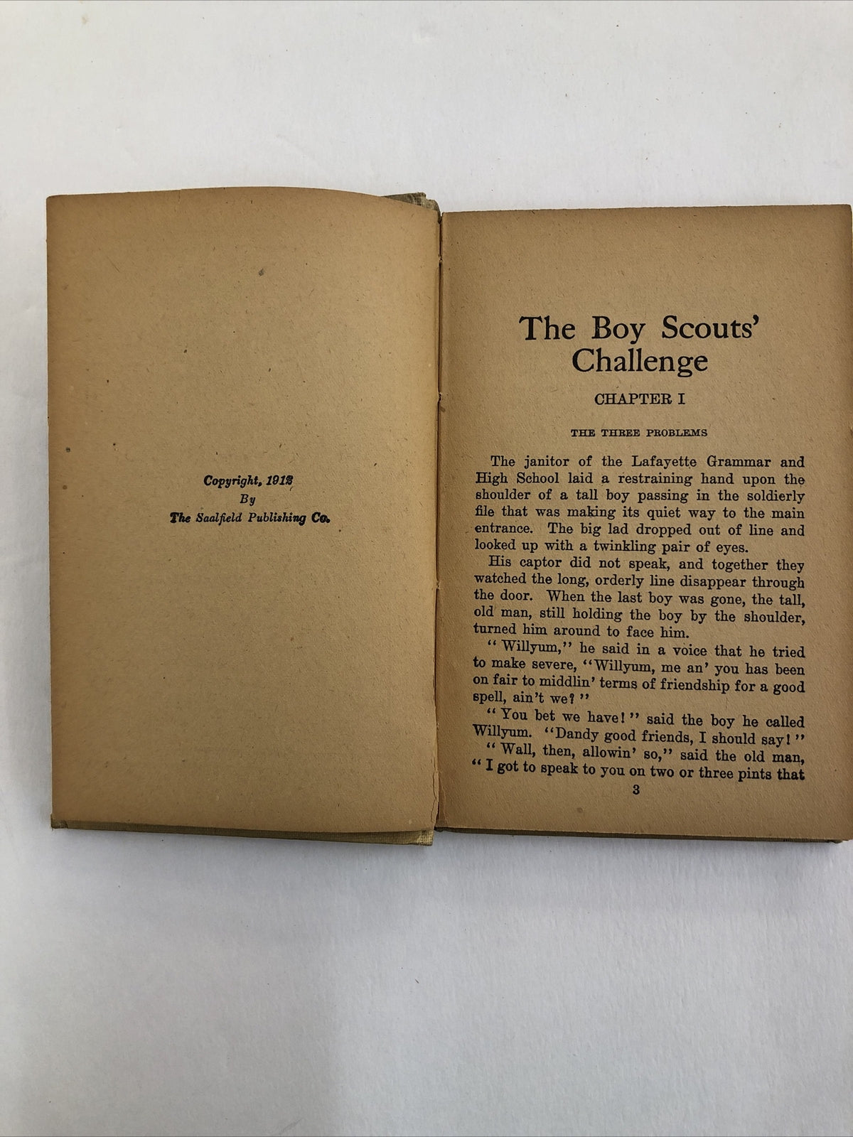 RARE Boy Scouts Challenge Colonel George Durston 1912 Boy Scout Series Volume 11
