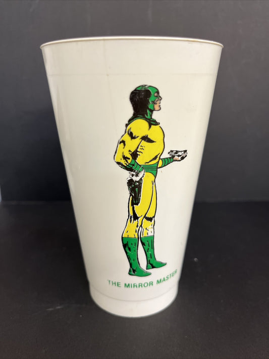 Vintage 1973 7/11 Plastic Slurpee Cup Super Hero "The Mirror Master"