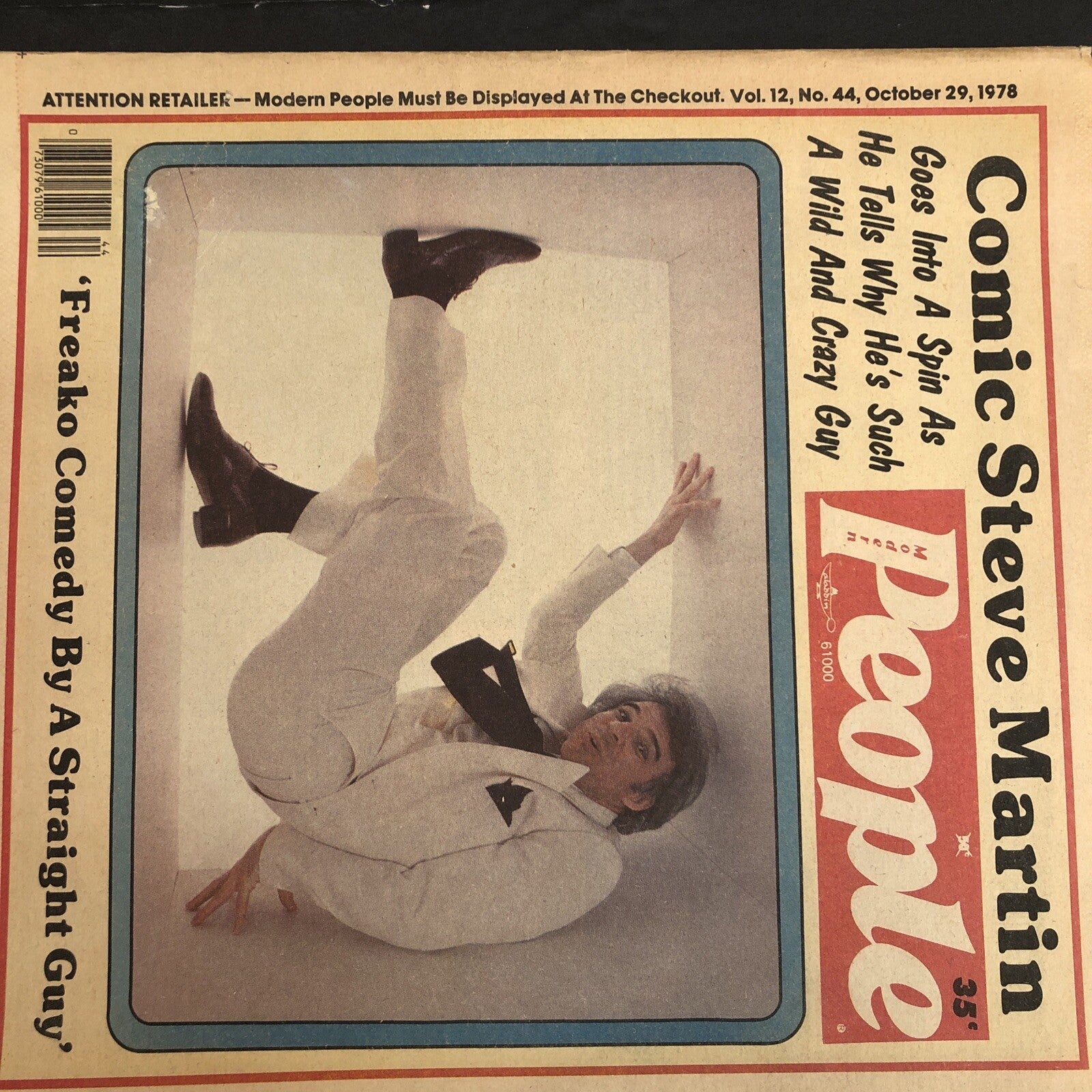 Modern People Weekly Magazine V 12 #44 Comic Steve Martin October 29 1978