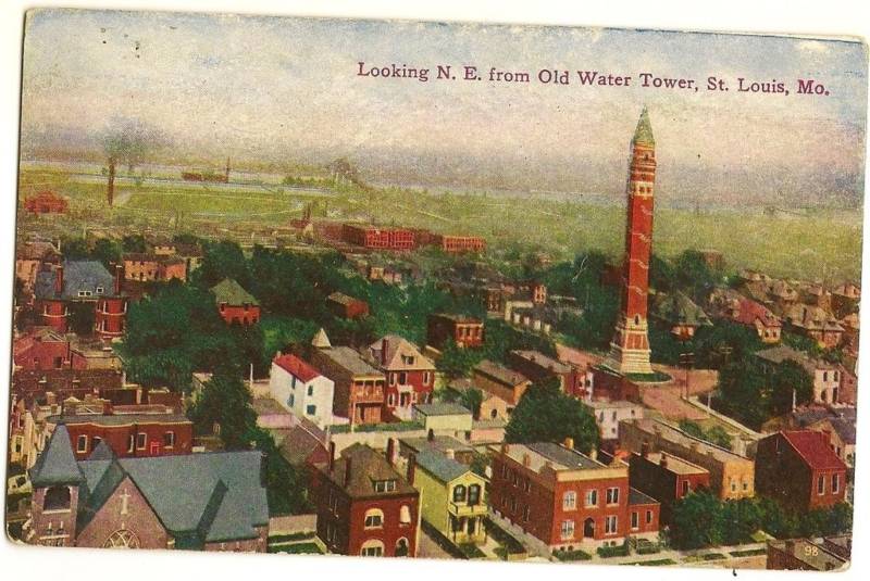 Looking NE Old water Tower St Louis MO Missouri