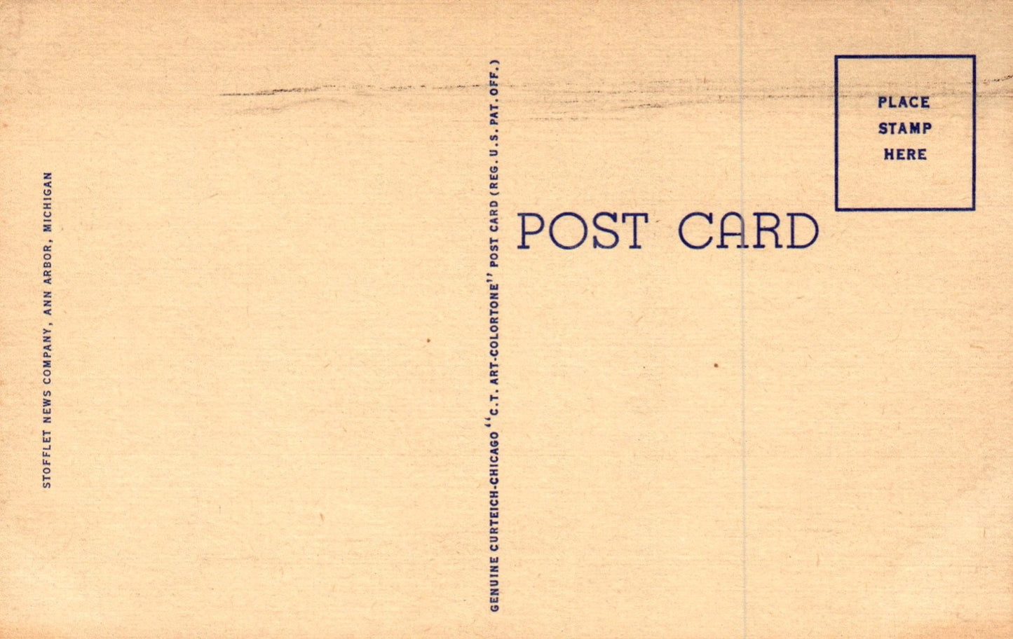 Large Letter Greetings From Ann Arbor Michigan Postcard