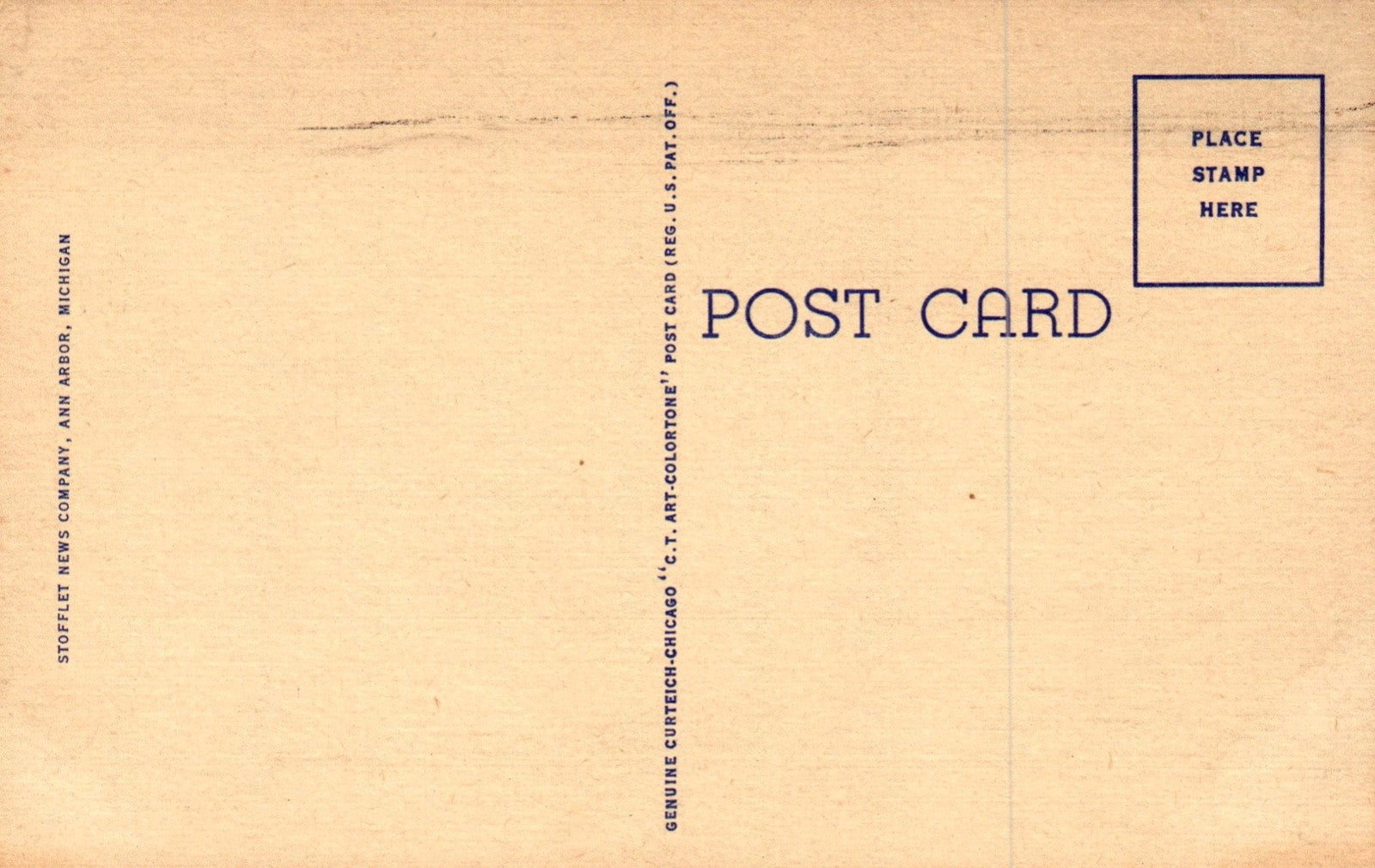 Large Letter Greetings From Ann Arbor Michigan Postcard