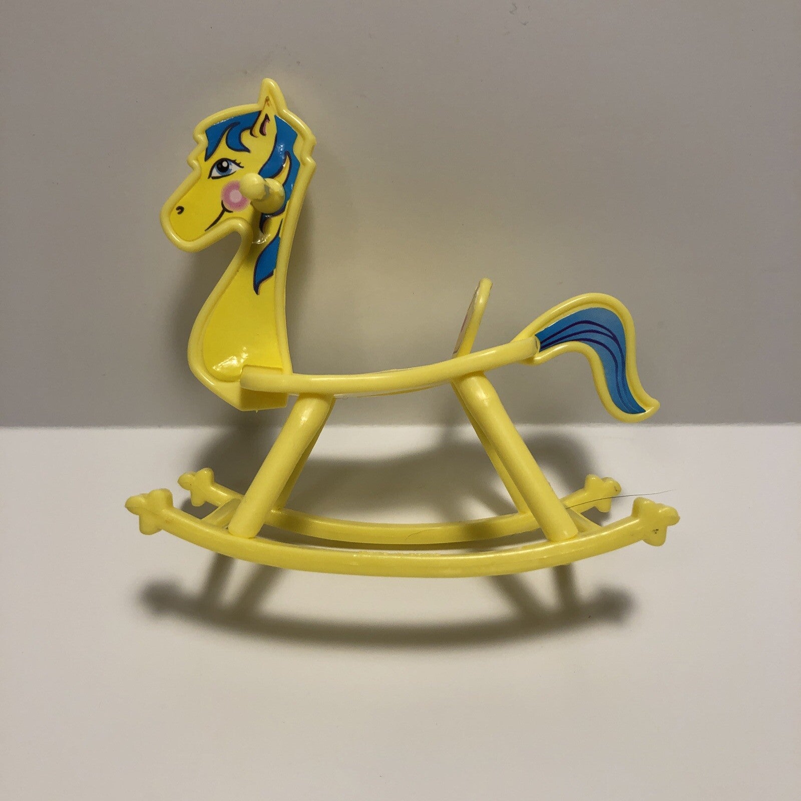 Barbie Kelly Doll Yellow and Blue Rocking Horse Toy (Doll not included)
