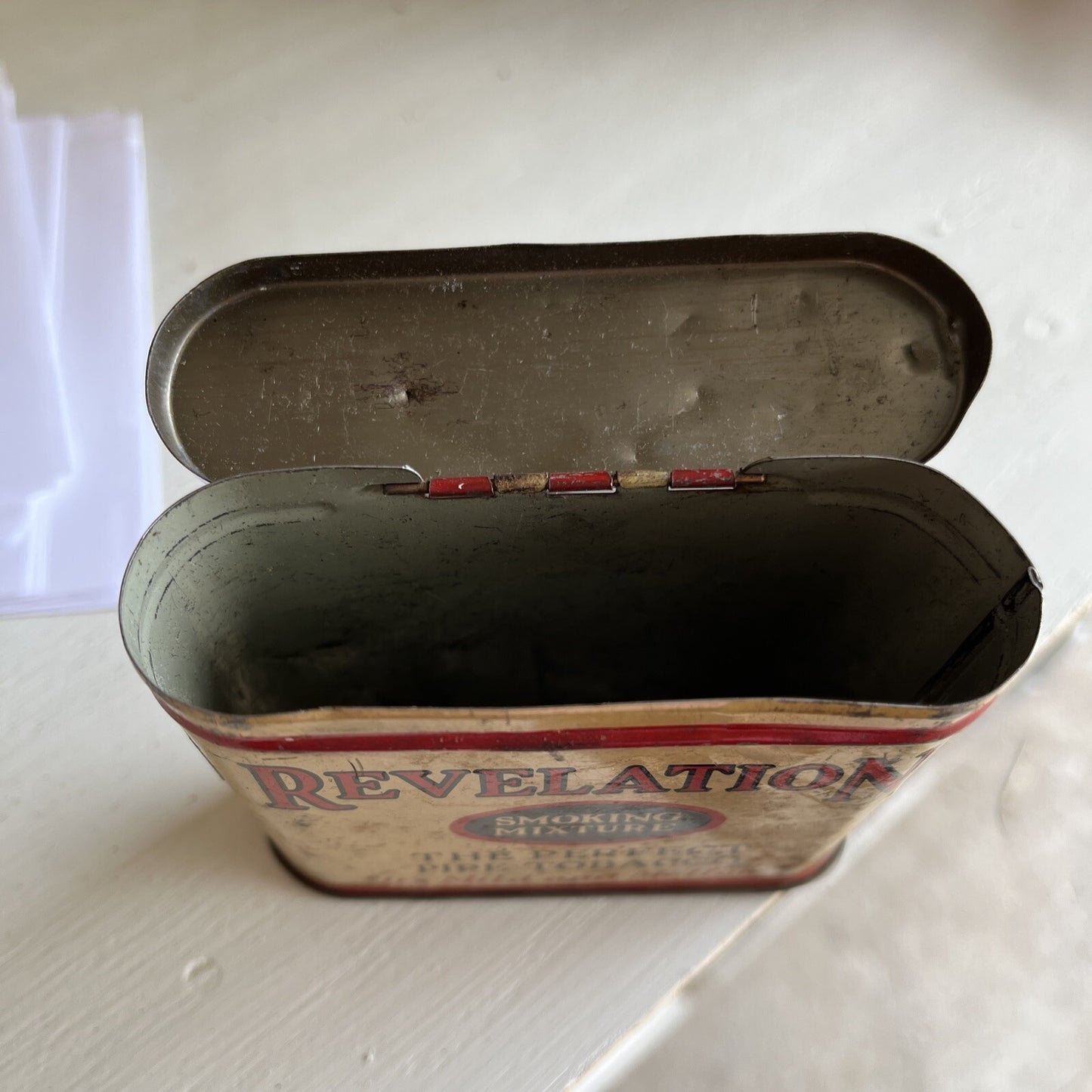 Antique Continental Tobacco Co. REVELATION Smoking Mixture Tobacco Tin