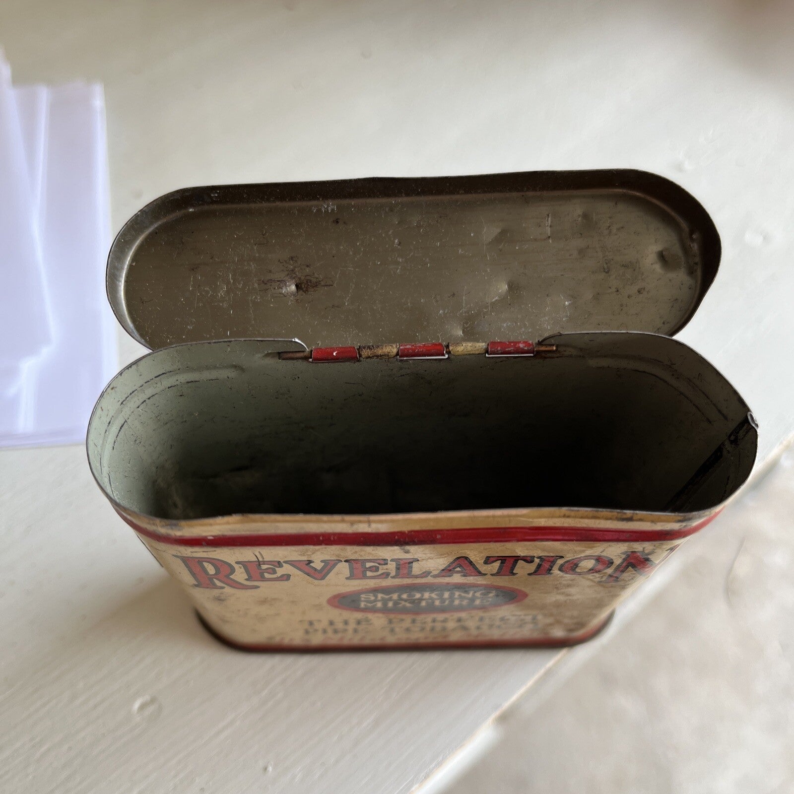 Antique Continental Tobacco Co. REVELATION Smoking Mixture Tobacco Tin