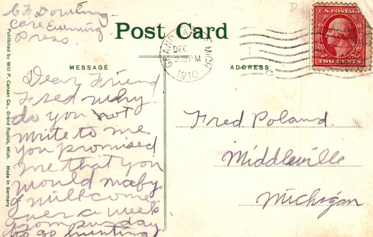 Lake Shore Depot & Park in Hopkins Michigan MI Postcard