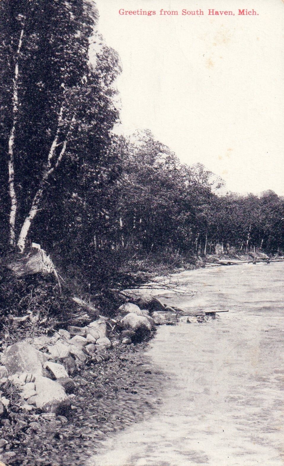 Greetings From South Haven Michigan MI Postcard