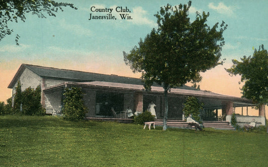 Country Club Janesville WIS Wisconsin Postcard