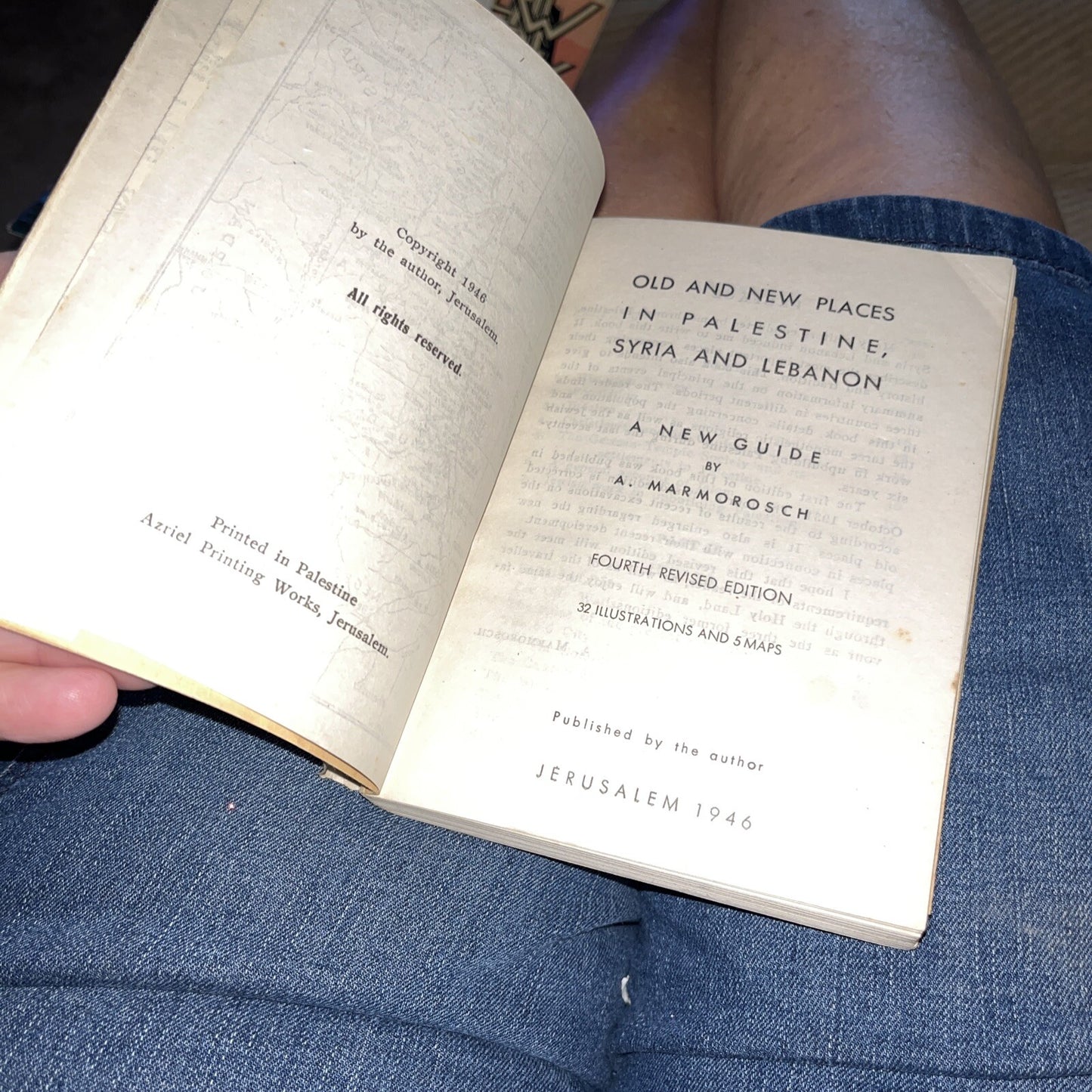 Old & New Place In Palestine, Syria & Lebanon 1946 By A. Marmorosch