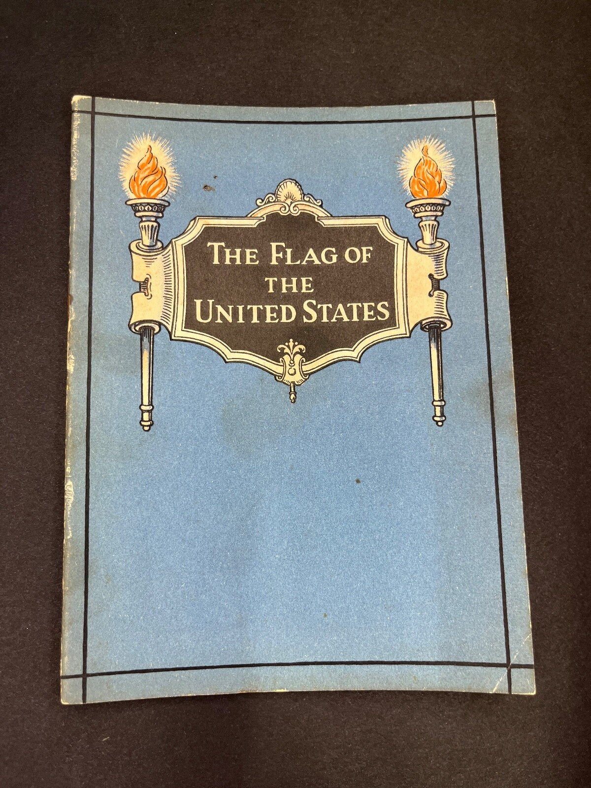 Vintage "The Flag of the United States" John Hancock Life Insurance Ad Book