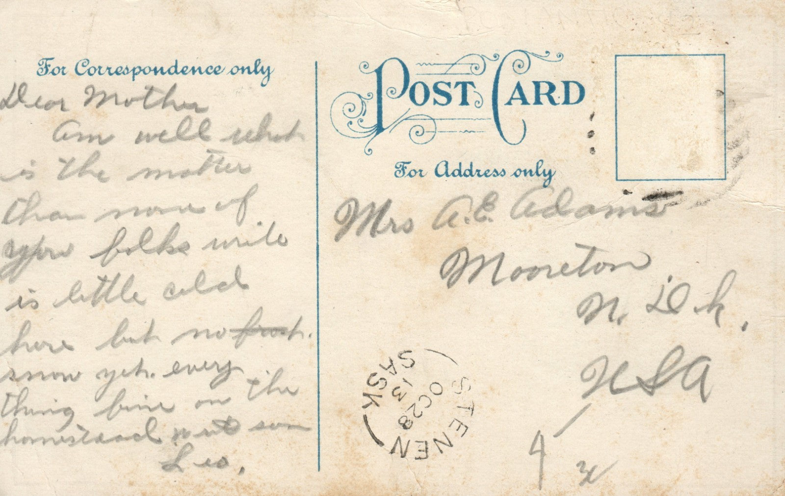 Dutch Boy Kneeling Expressing Love To Dutch Girl Romantic Postcard 026