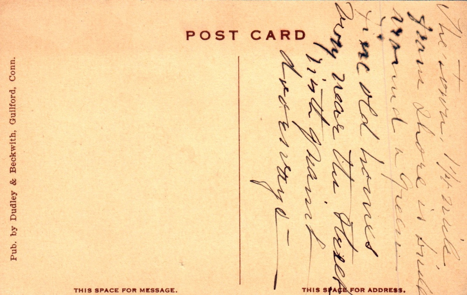 The Green in Guilford CT Connecticut Postcard