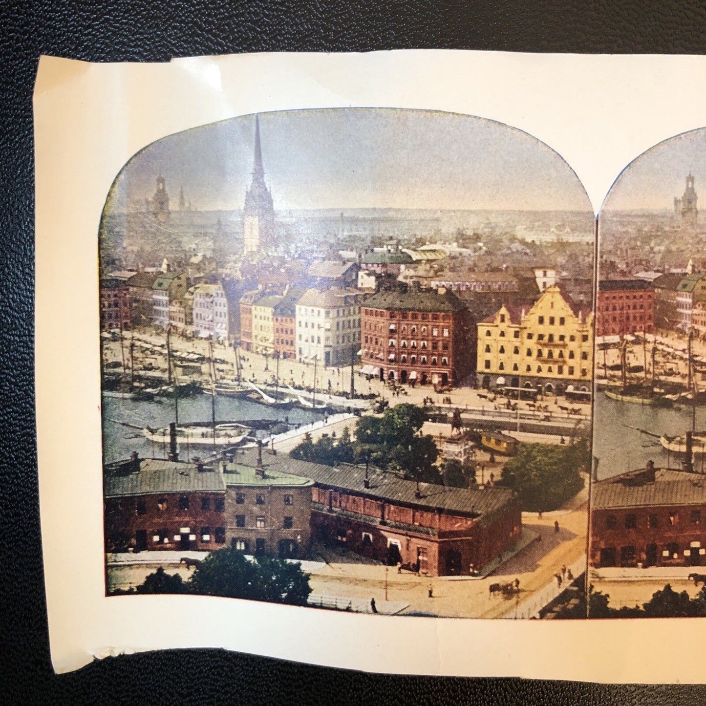 RARE Stereoview Paper Cards Stockholm Sweden