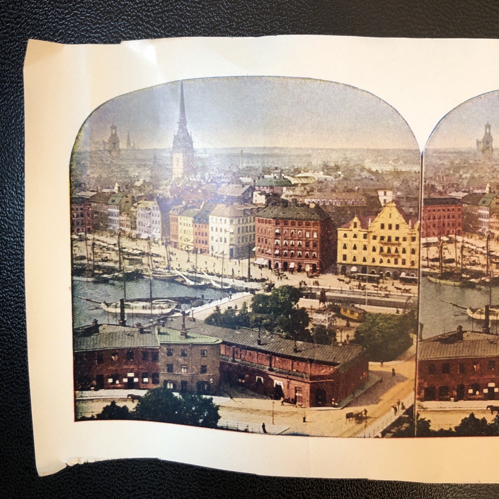 RARE Stereoview Paper Cards Stockholm Sweden