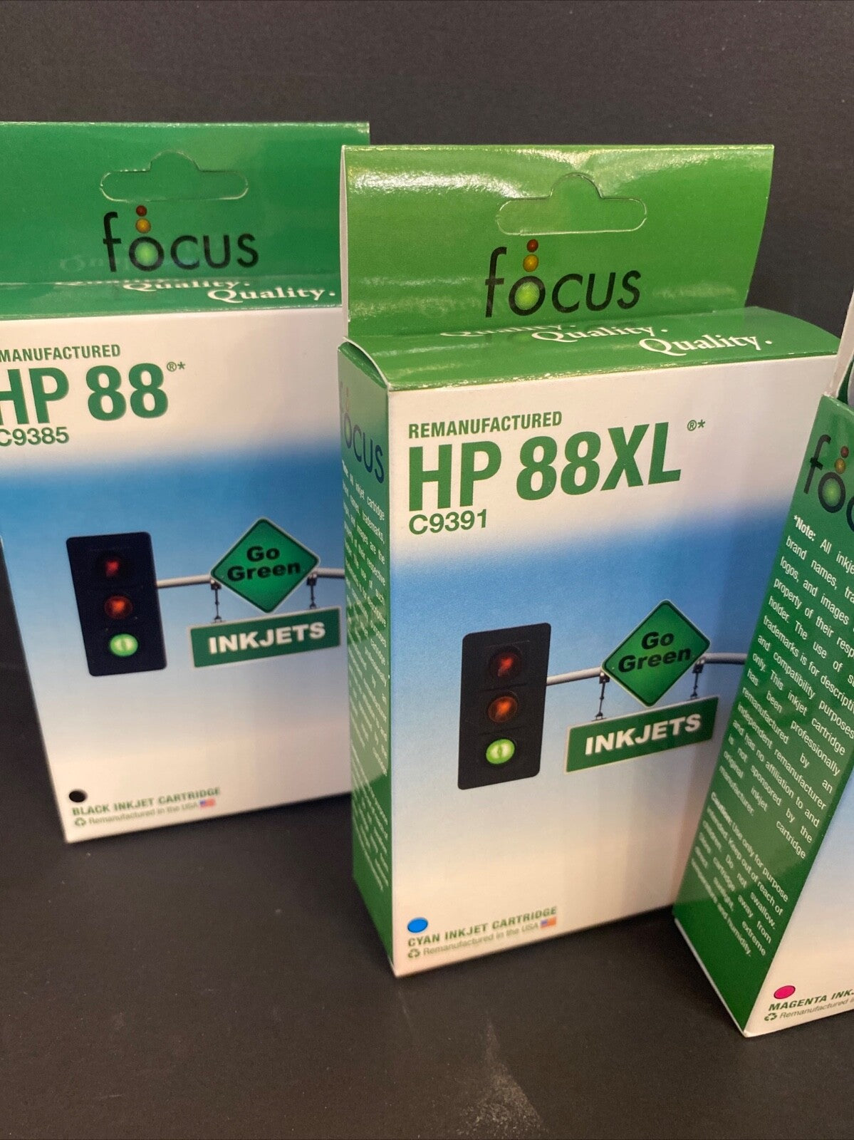 4 For Hp 88XL Printer Ink Yellow Black Magenta Cyan EXPIRED 2014