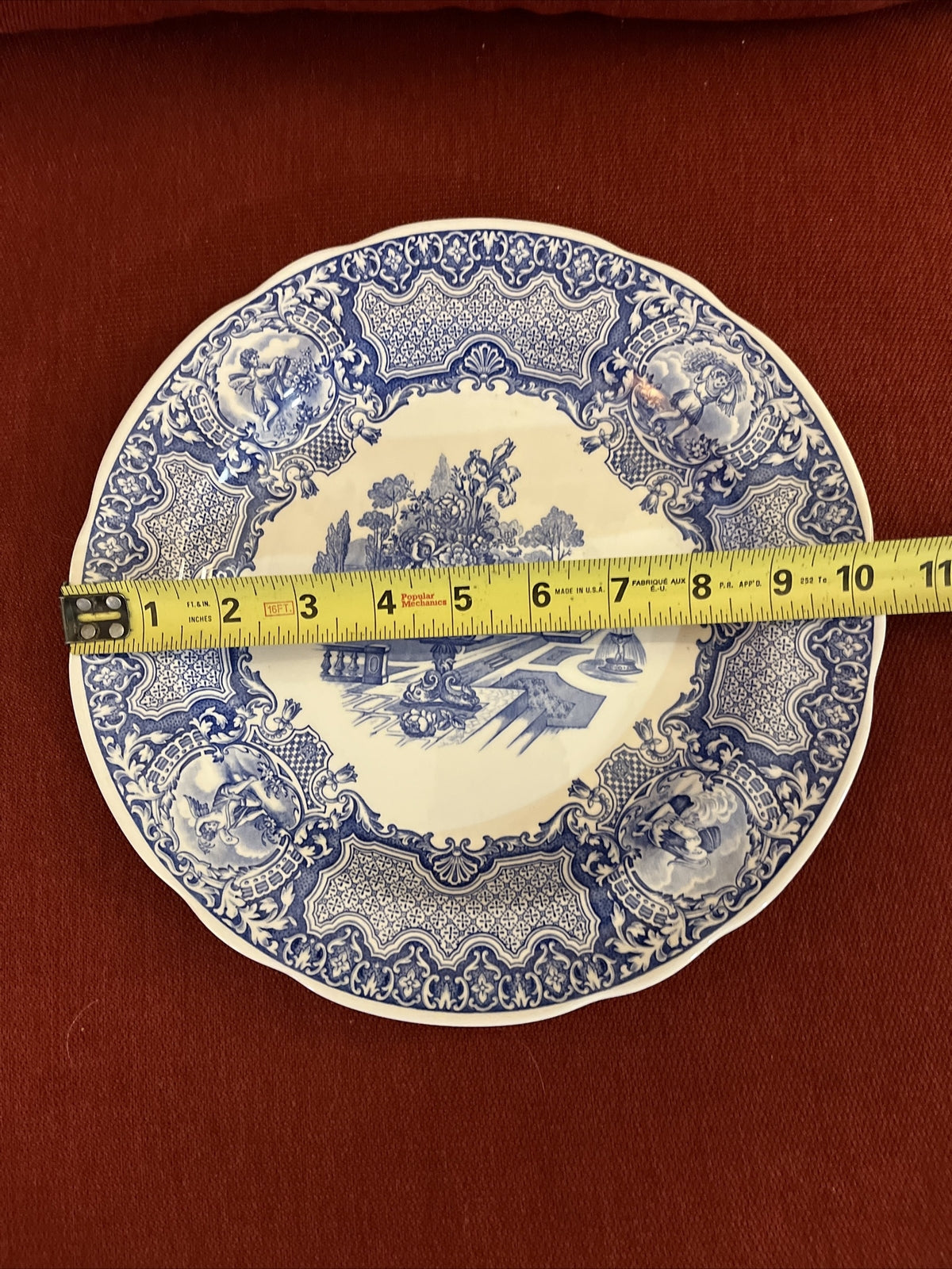 SPODE BLUE ROOM COLLECTION SERIES "Seasons" Plate