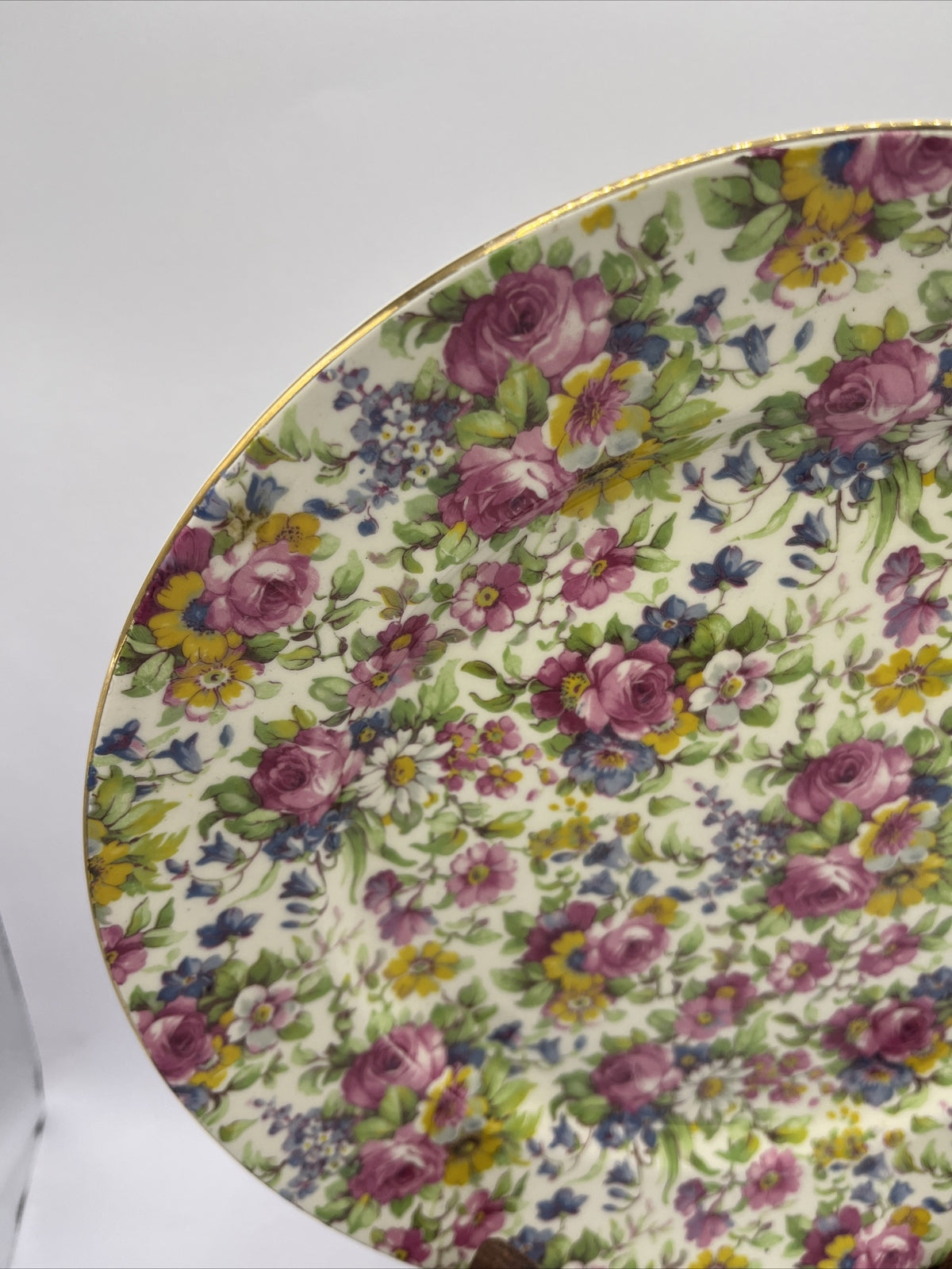 Rare Royal Winton England SUMMERTIME 9” Plate  Grimwades Chintz