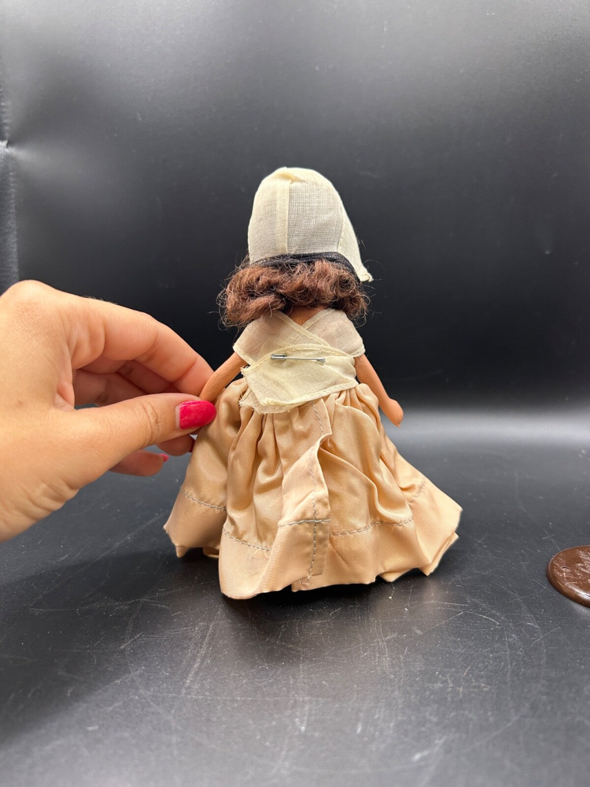 Nancy Ann Storybook Dolls Quaker Maid American Girl Series Bisque 1940s Brunette