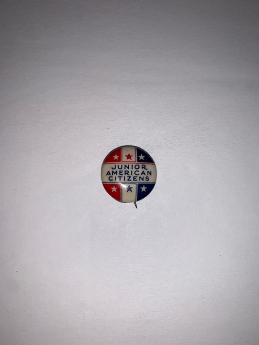 Vintage DAR Junior American Citizens 5/8" Pinback