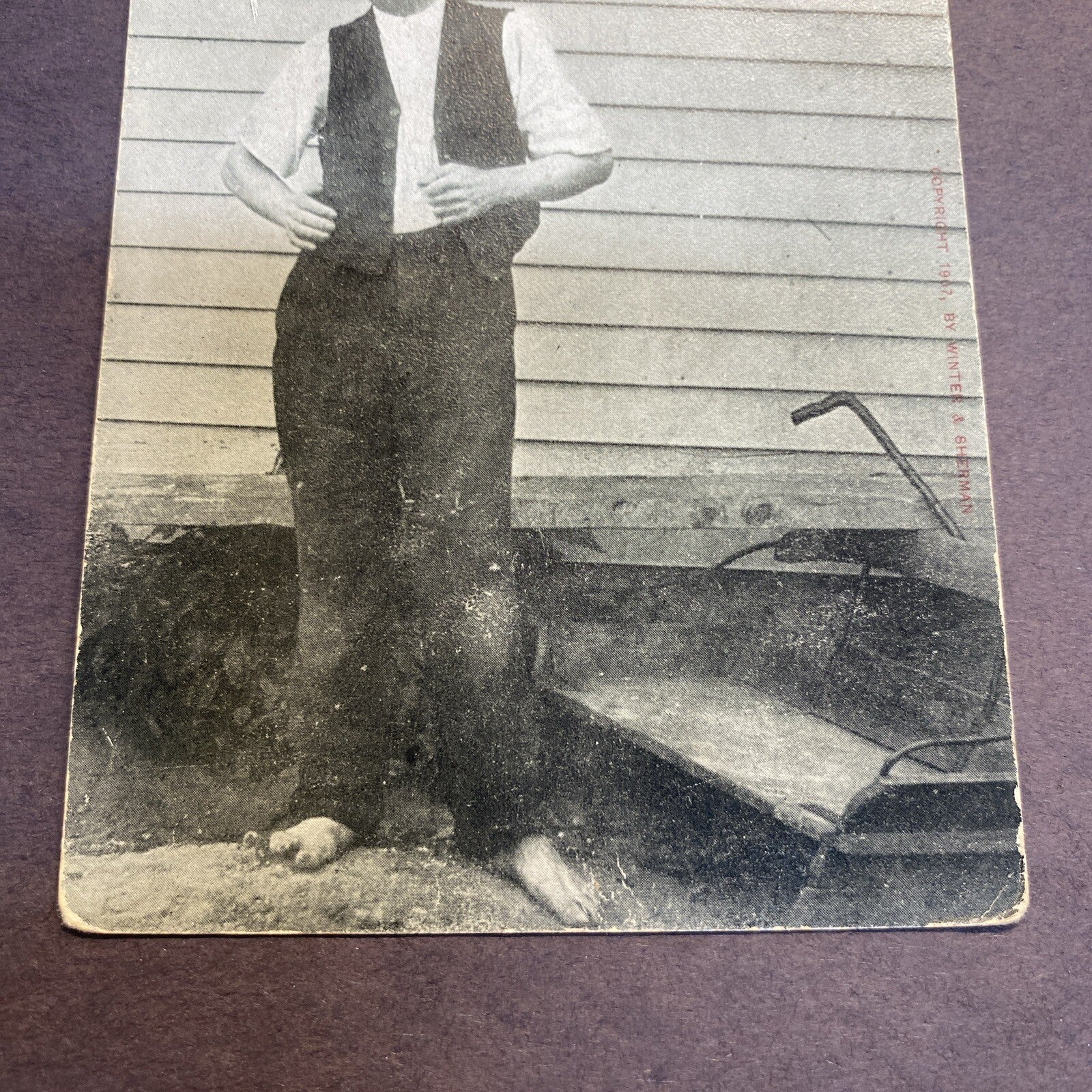 John Till The Turtle Lake Healer Richmond WI WIS Wisconsin Postcard