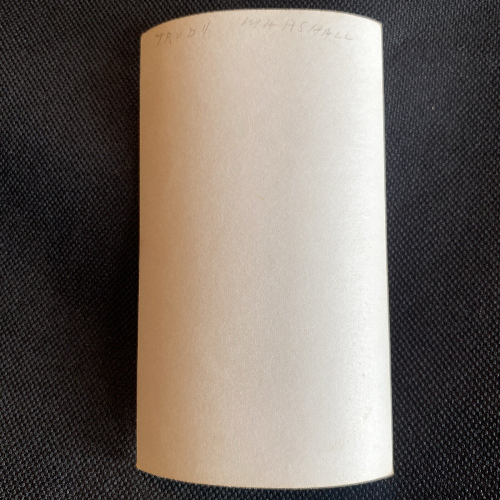 Real Photo Trudy Marshall 2.5" x 4" Hollywood Movie Star Fan Club