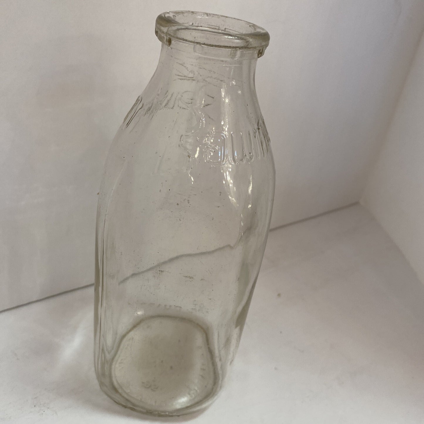Bowman  Milk Quart Bottle Dairy Chicago Illinois IL