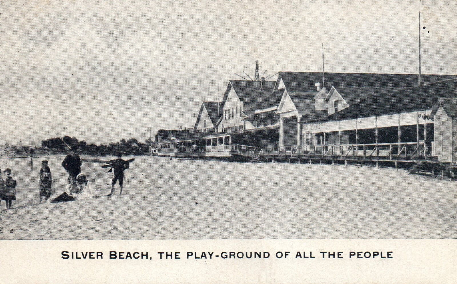 Silver Beach The Play Ground of All the People St. Joseph Mich Michigan Postcard