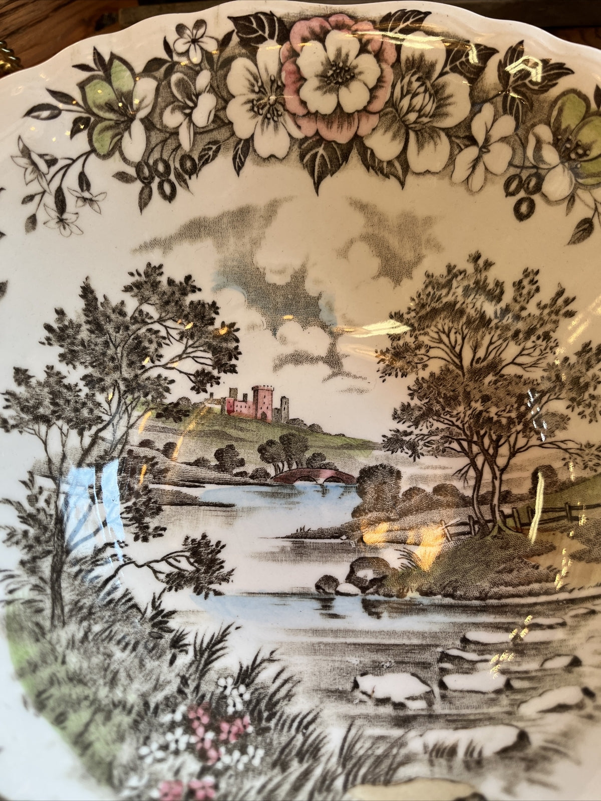 Beautiful 8” English Stratfordshire China Bowl