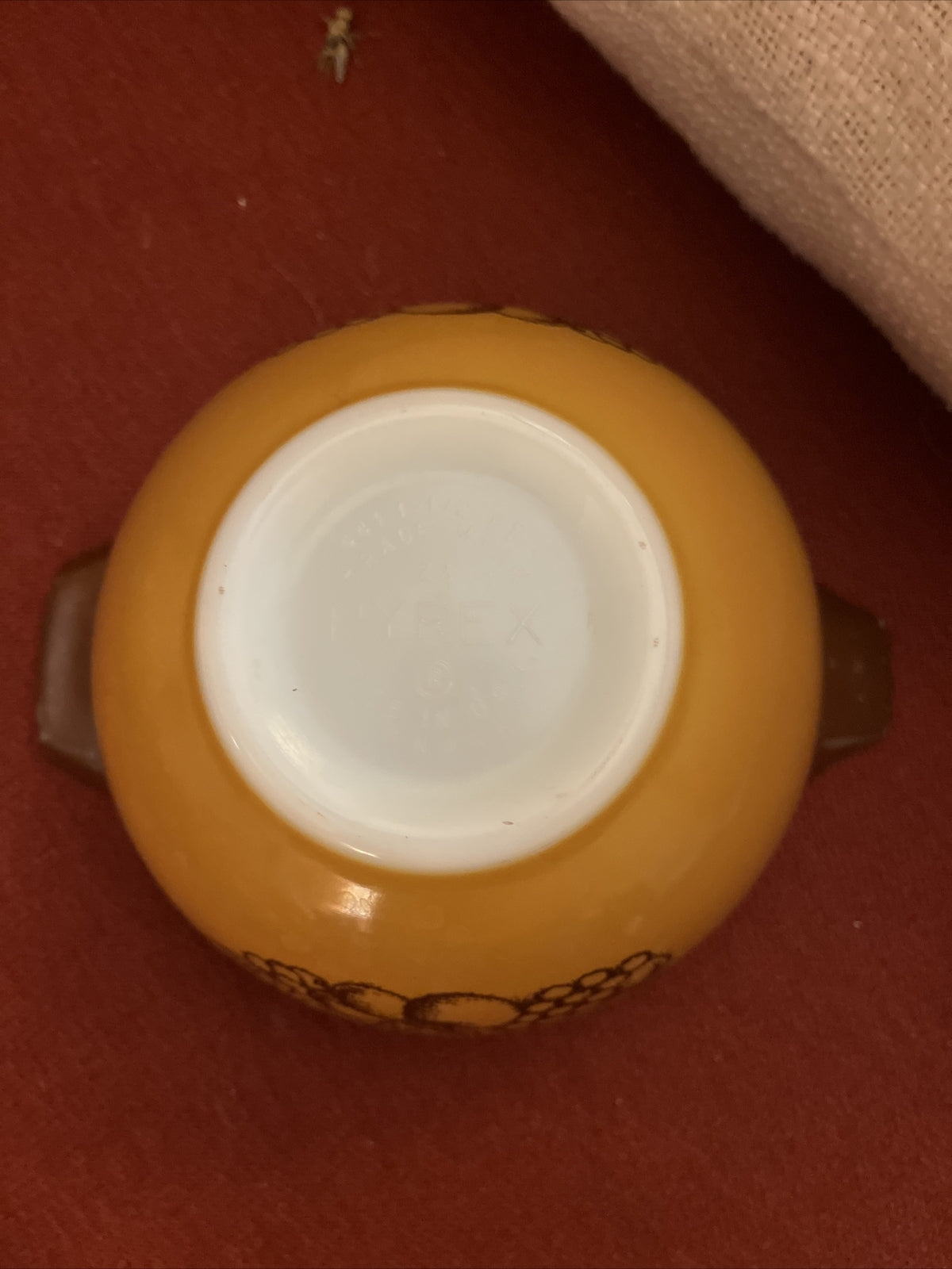 Pyrex Nesting Cinderella Mixing Bowls Old Orchard Set of (4) 441 442 443 444