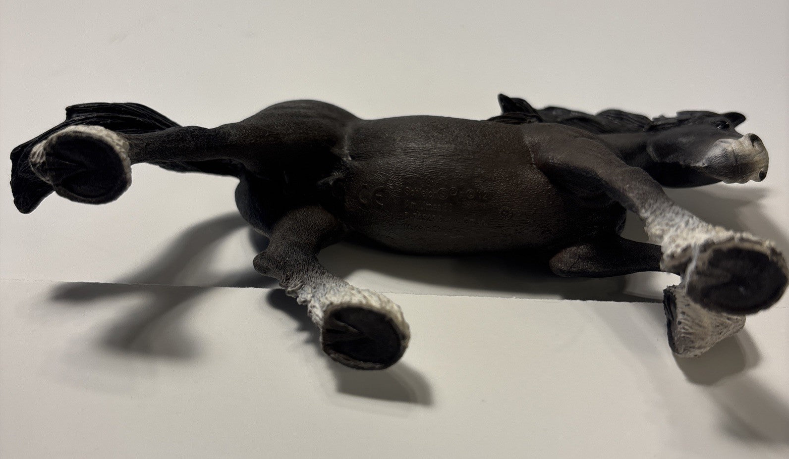 2012  Schleich Shire Draft Black Stallion Horse Toy Retired