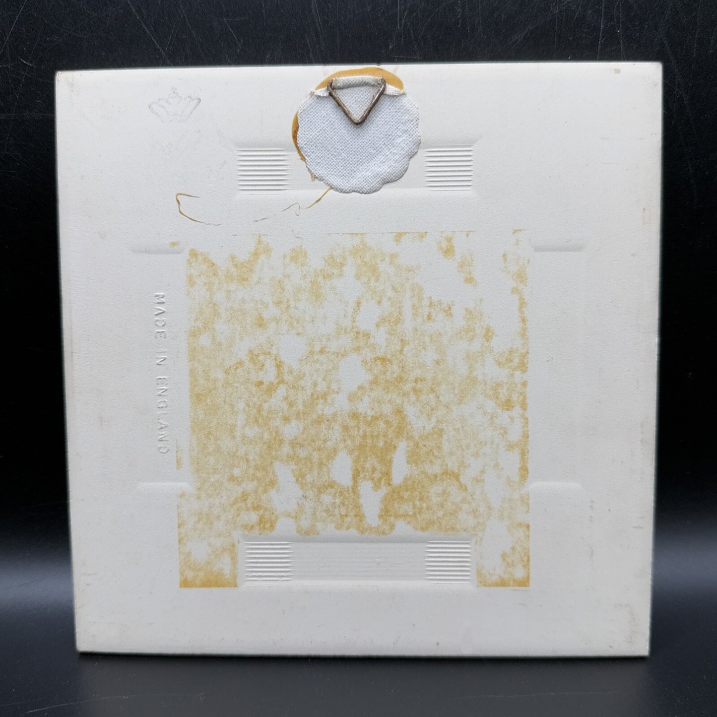 Delft Tile Schoonhaven Holland Vintage Tile Delft Blue White Pharmacy Drug #2