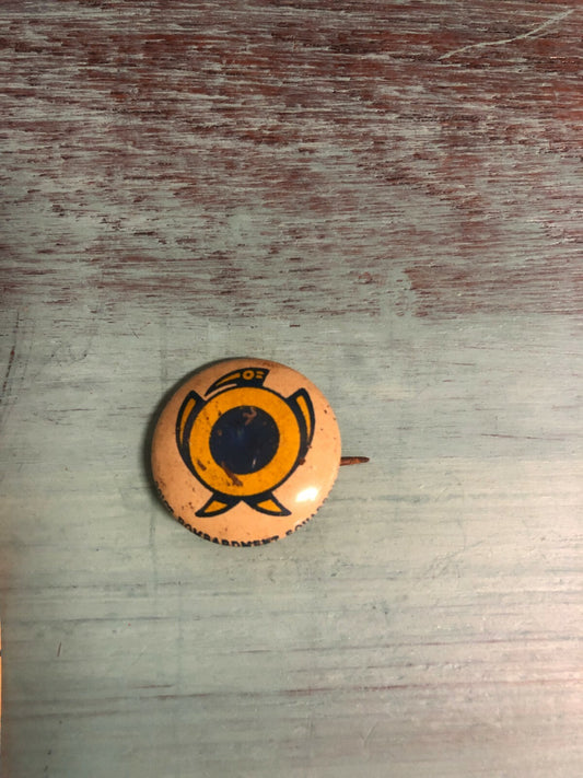 1940s Kellogg's Pep Pin 391st Bombardment Squadron Litho Pin  