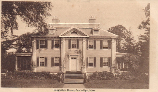 Longfellow House, Cambridge, Massachusetts Mass Postcard