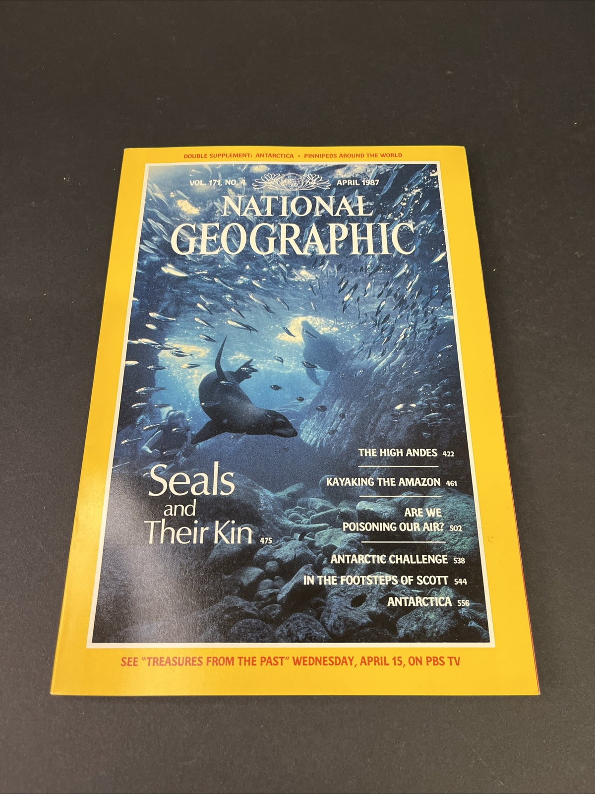 April 1987 National Geographic Seals and Their Kin 