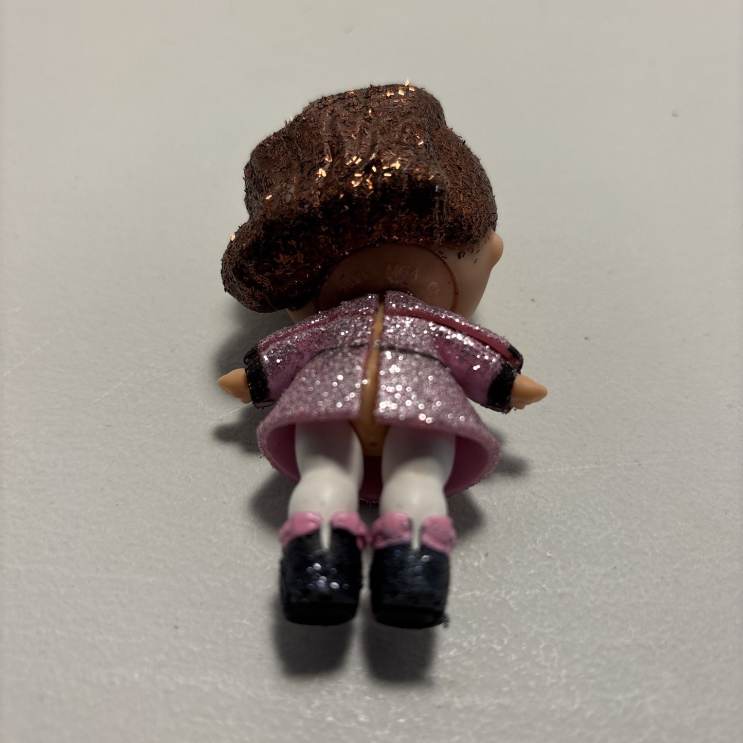 LOL Surprise Doll - Posh Baby Glam Glitter Bling Series Pink Dress Brown Hair