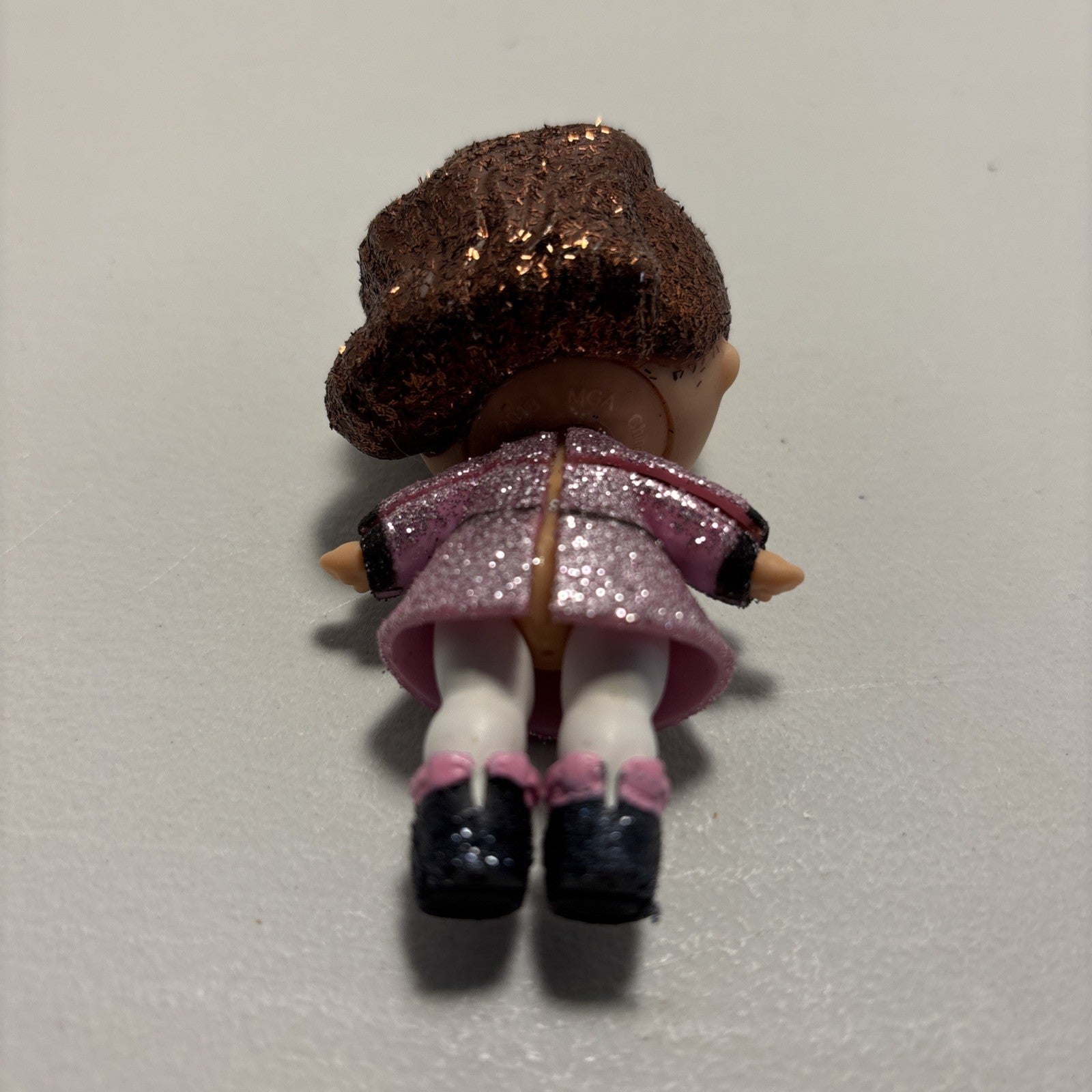 LOL Surprise Doll - Posh Baby Glam Glitter Bling Series Pink Dress Brown Hair