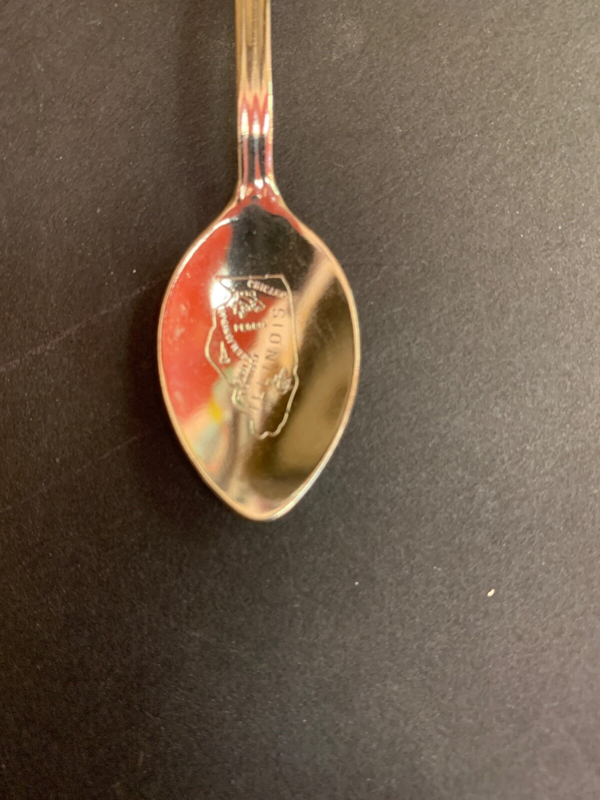 Vintage Illinois The Land of Lincoln Abraham Lincoln Charm Souvenir Spoon
