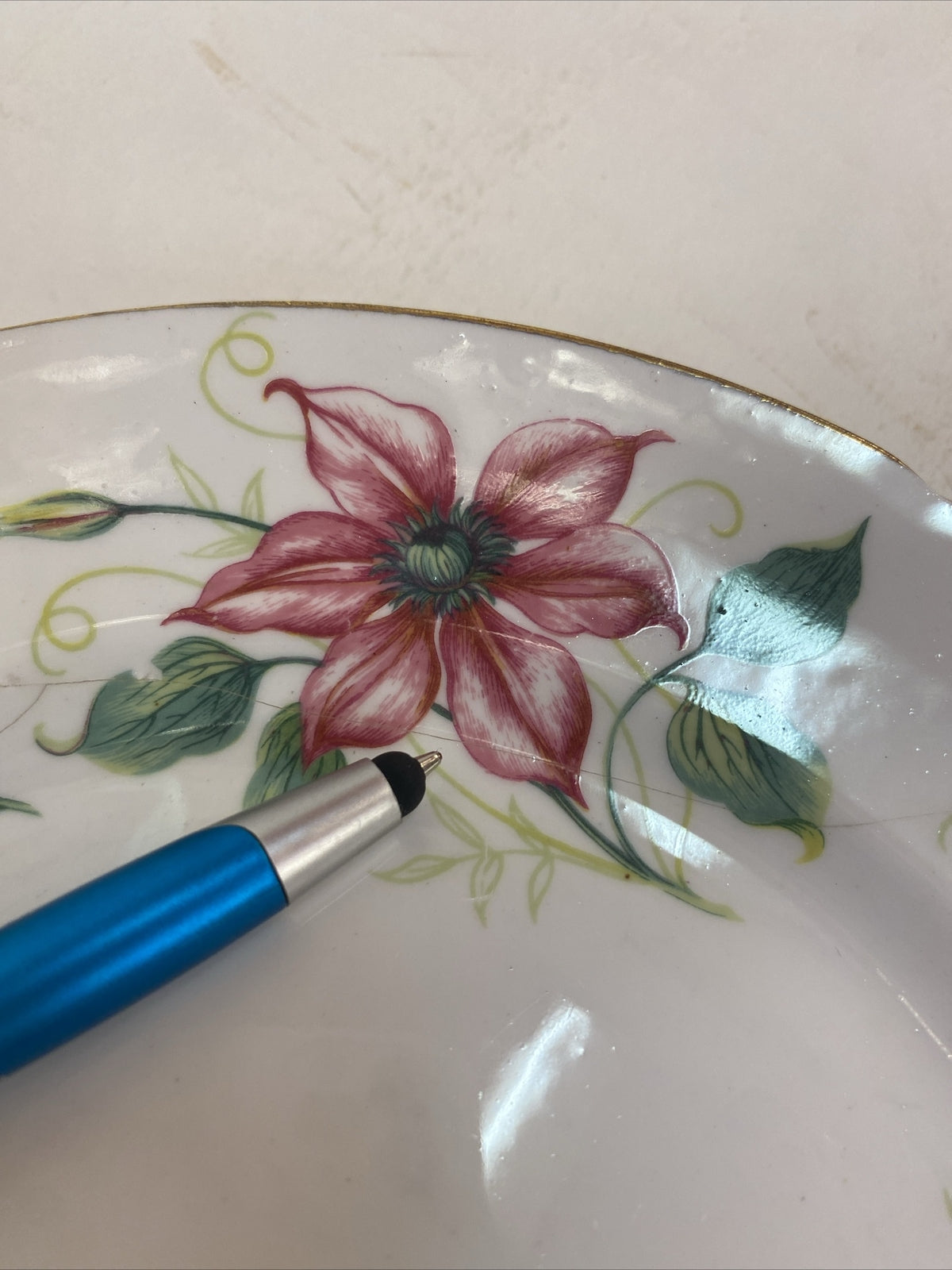 STANLEY FINE BONE CHINA ENGLAND EST 1875 CUPS,SAUCERS & PLATES Set of 4