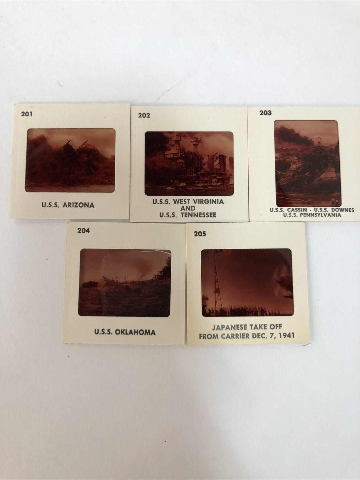 Lot of 29 Vintage 1960's 35mm Slides Pearl Harbor Ships Ford Island attack