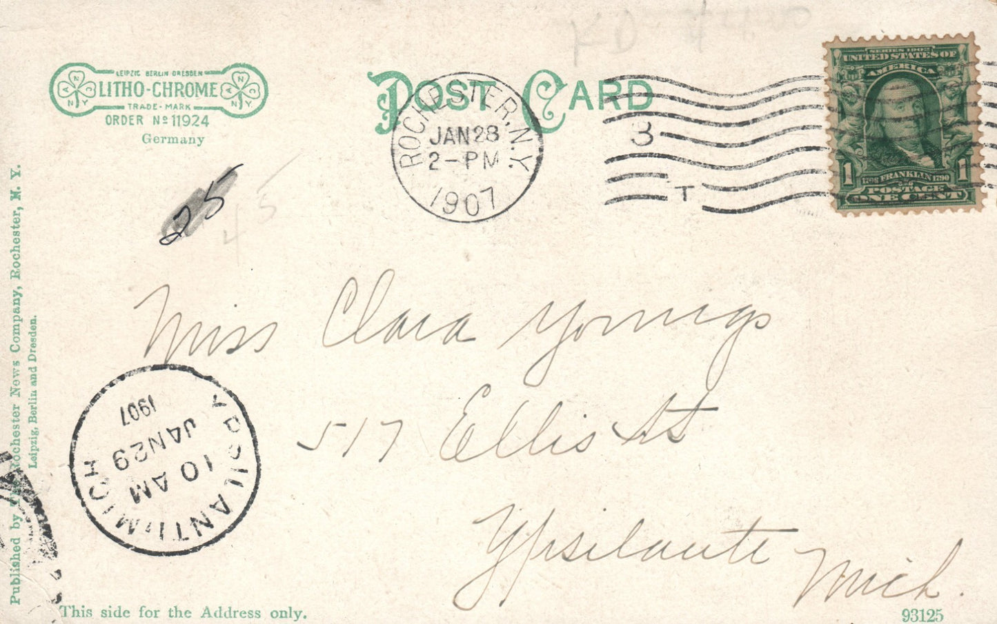 University of Rochester Anderson Hall Anderson Statue Rochester New York